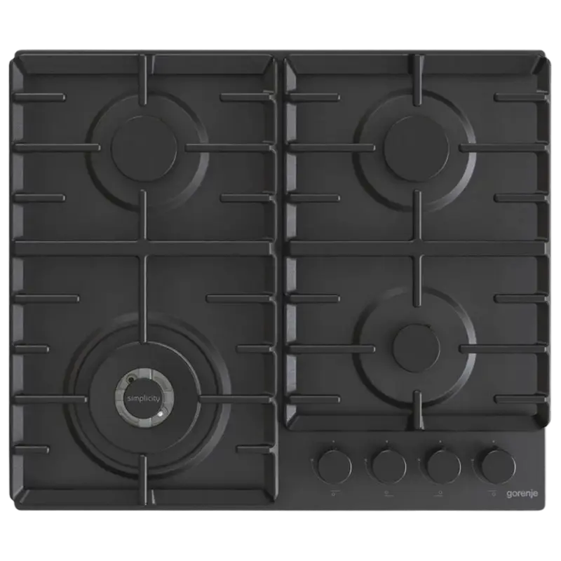 Plită pe gaz Gorenje GW 642 SYB, Negru
