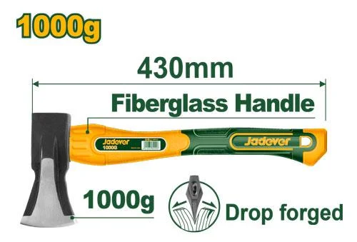 Topor-ciocan cu mâner din fibră de sticlă 1000g Jadever