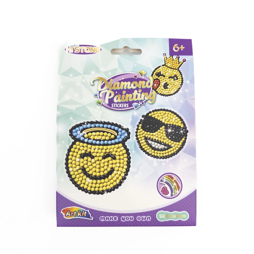 Stickere mozaic diamant Smile-uri set 2 foi 8 bucăți