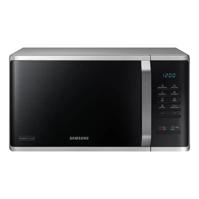 Cuptor cu microunde Samsung MG23K3523AS/E2, Oțel inoxidabil