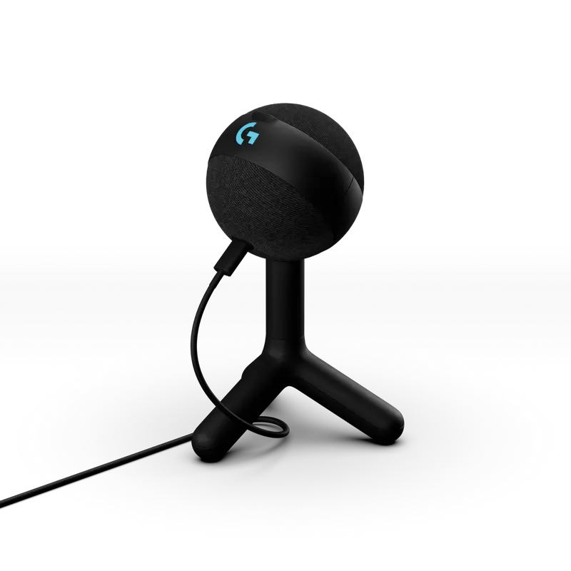 Microfon Gaming Logitech Yeti Orb RGB, USB, Negru