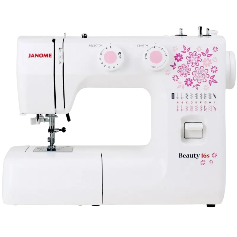 Mașină de cusut JANOME Beauty 16s, Alb