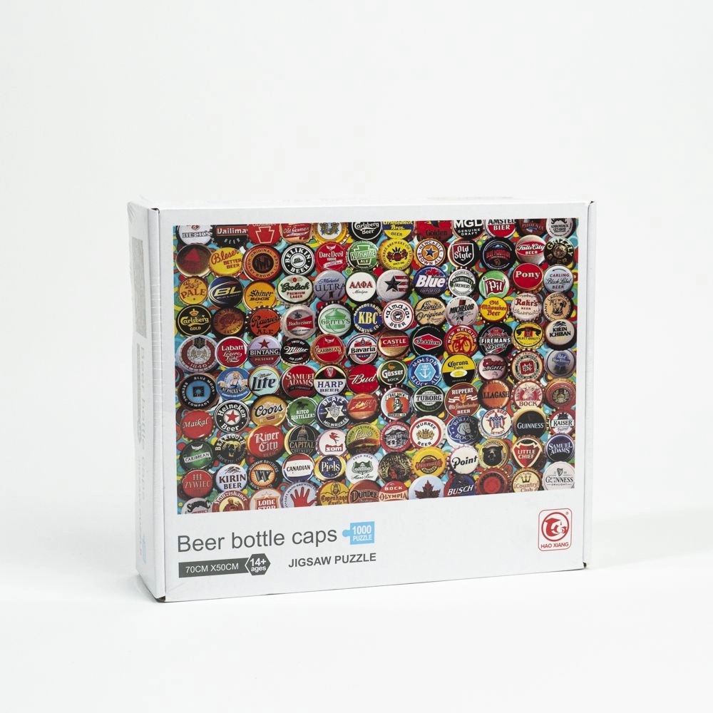 Puzzle Beer Bottle Caps 1000 piese 70 pe 50 cm 88502F