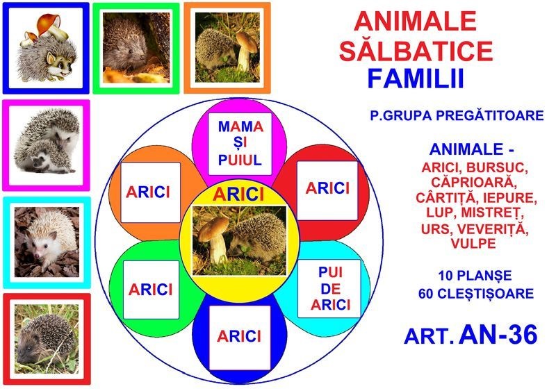 AN-36 Joc cu cleşte Animale sălbatice