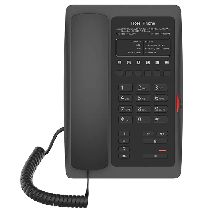 Telefon IP Fanvil H3, Negru