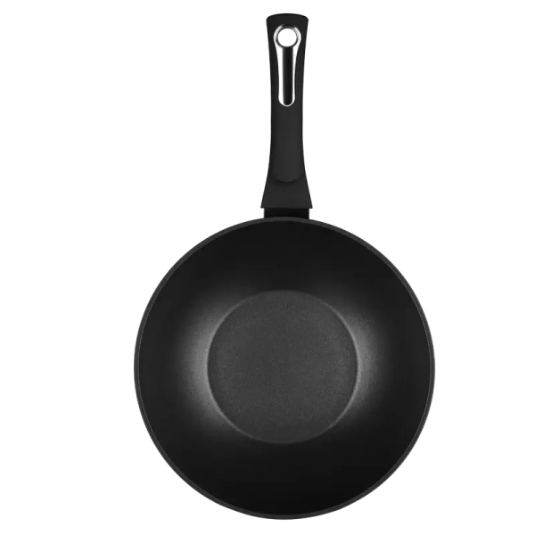 Tigaie WOK Ardesto AR1928GMW, 28cm, Negru