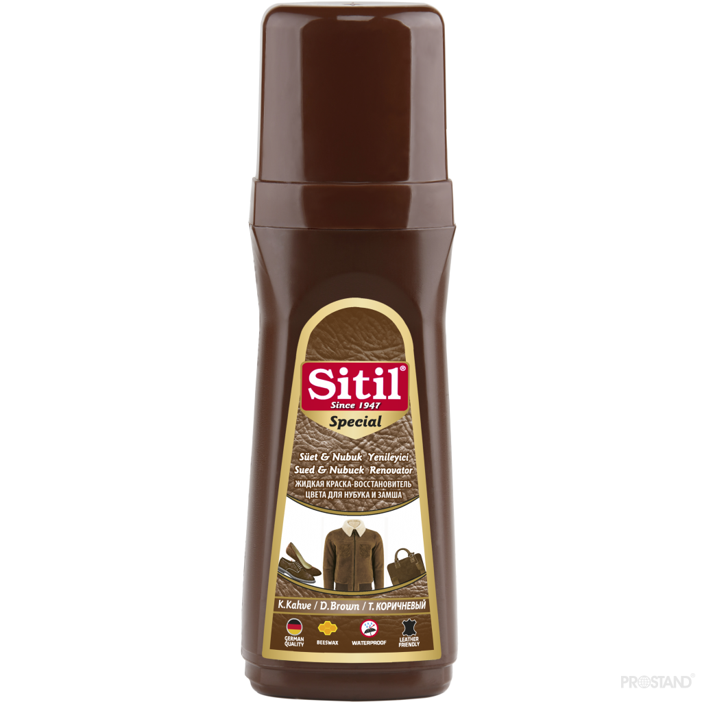 SITIL Vopsea lichida p/u zams si nubuk 100ml 110SSN 02 brown dark