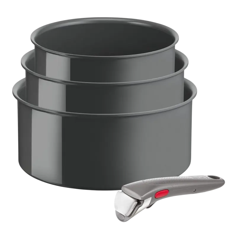 Set de vase Tefal L2609402, Gri