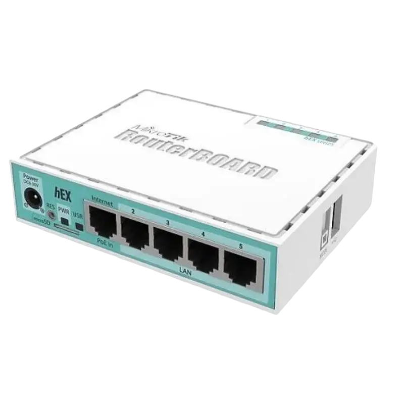 Router MikroTik hEX, Alb