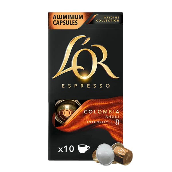 Cafea L'OR Espresso Colombia, 10 buc