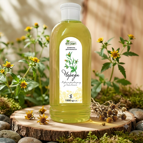 Șampon pentru păr Ekolan – Cu extract de succesiune / Chiriță 1000 g