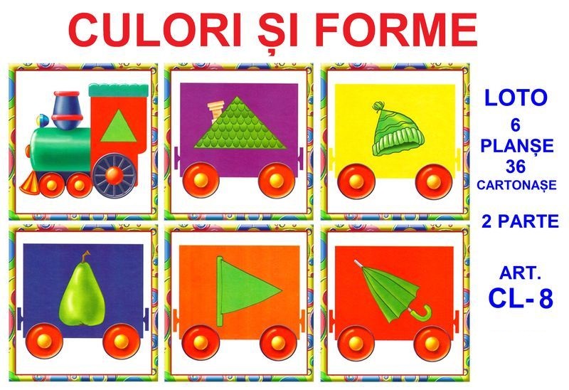 CL-8 Joc Loto Culori şi forme