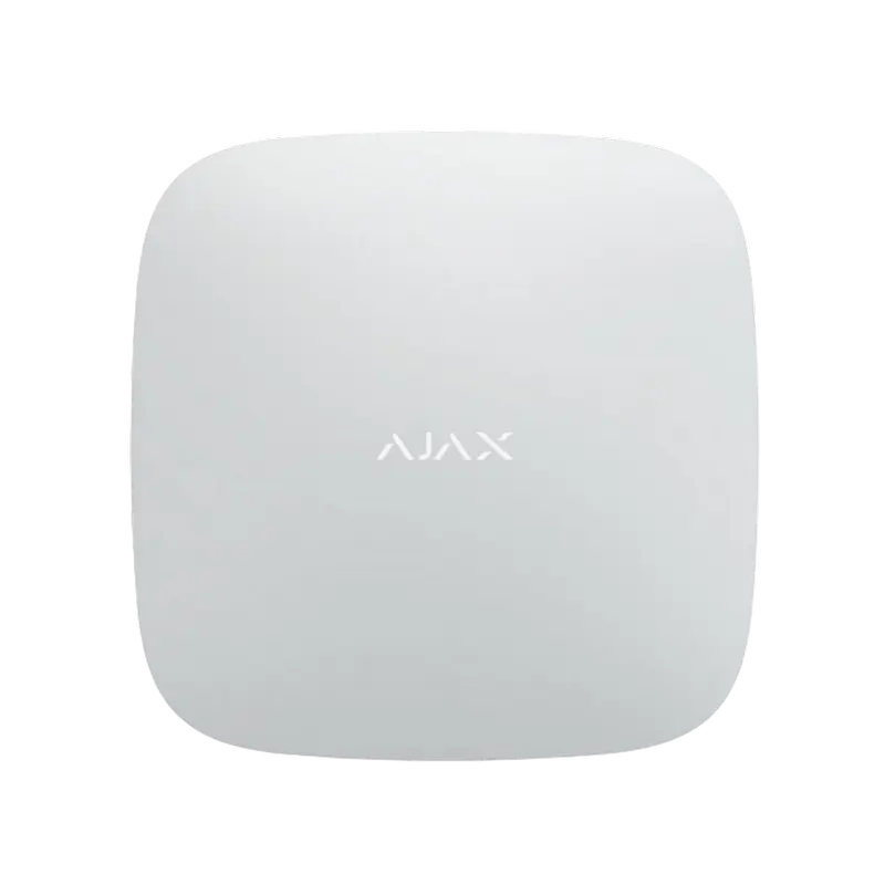 Panou inteligent de control al alarmei Ajax Hub 2 Plus, Alb