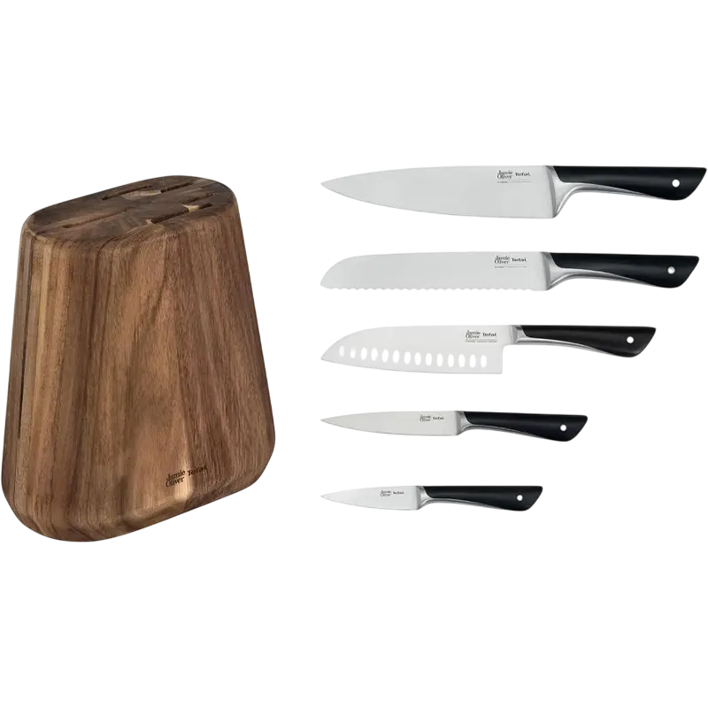 Set de Cuțite Tefal K267S556, Negru / Inox