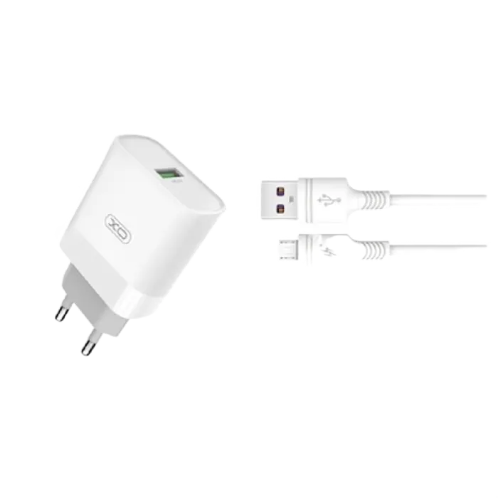 Încărcător XO L63, 15W, Alb