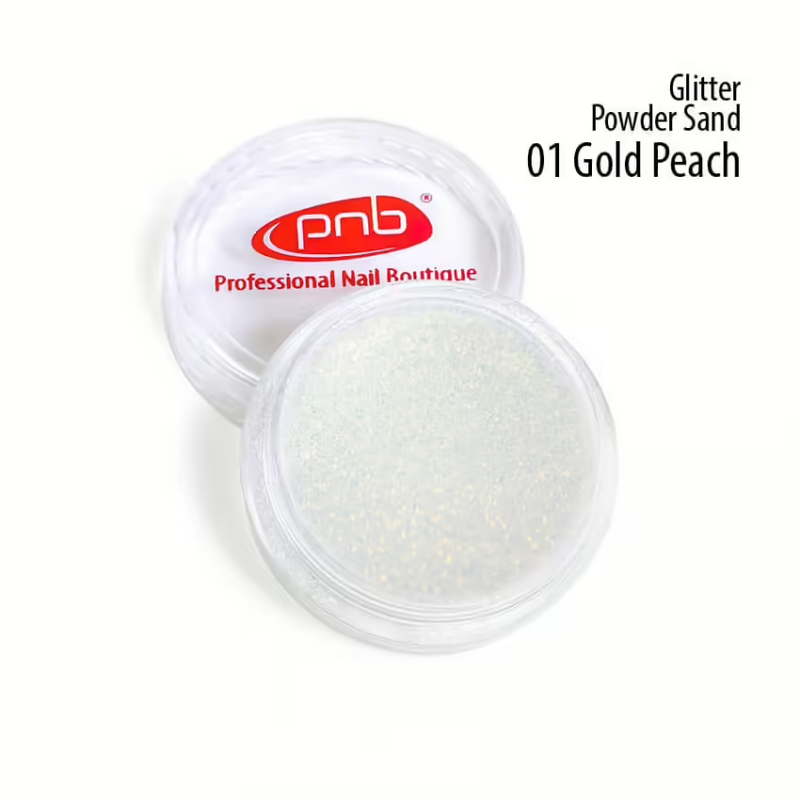 Glitter Sand Powder 01 Gold Peach, 1 g