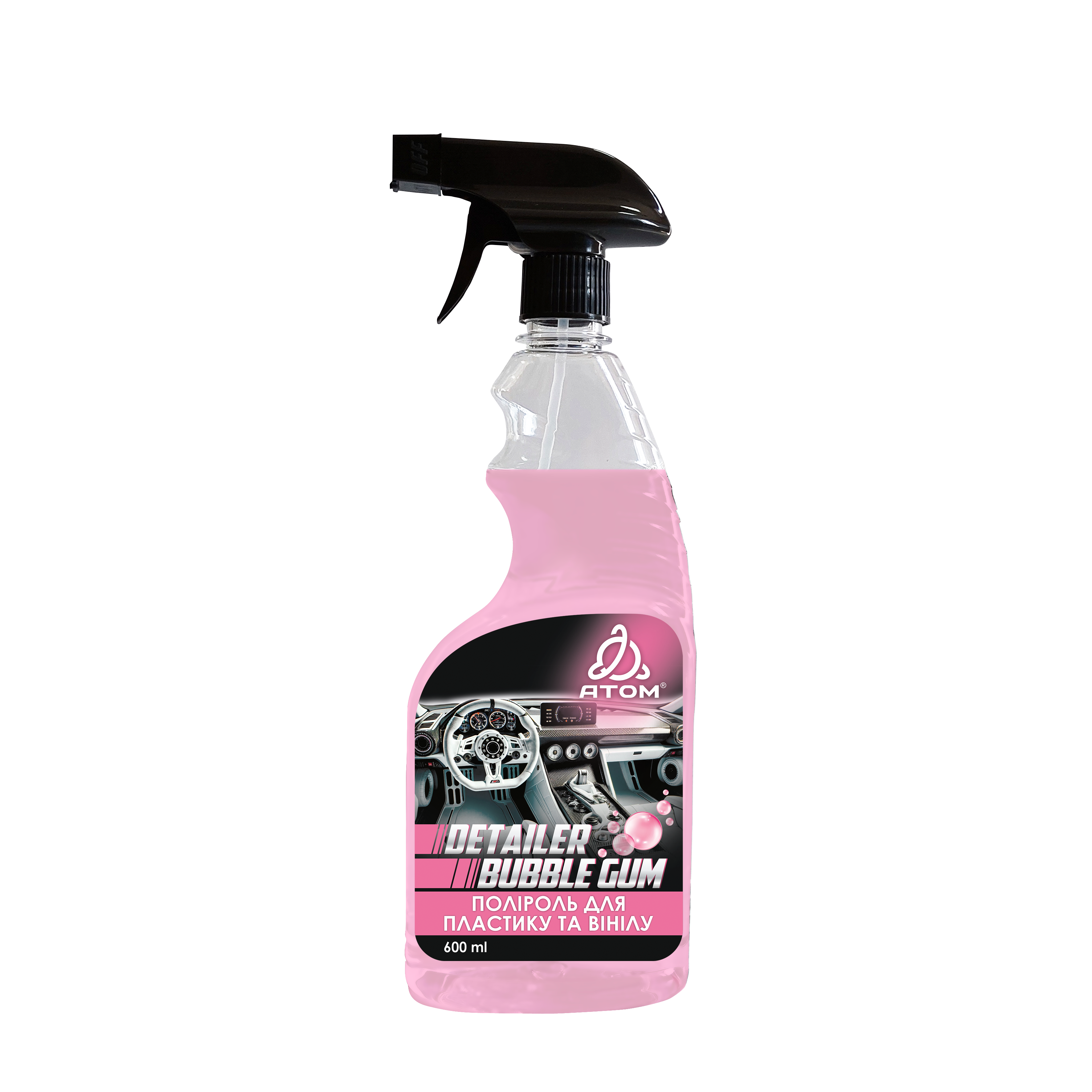 DETAILER BUBBLE GUM Lustruitor p-u plastic si vinil 0.6 lit.