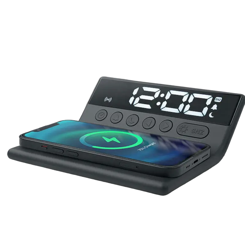 Ceas cu alarmă MUSE M-168 WI, Negru