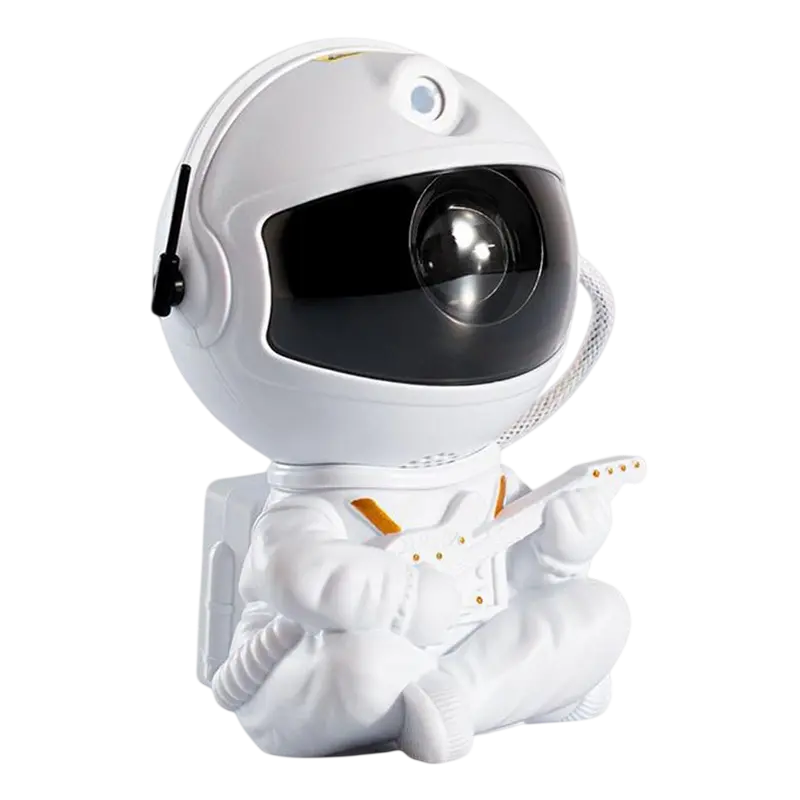 Lampă de proiectie StarrySky Astronaut Guitarist HR-F2, Alb