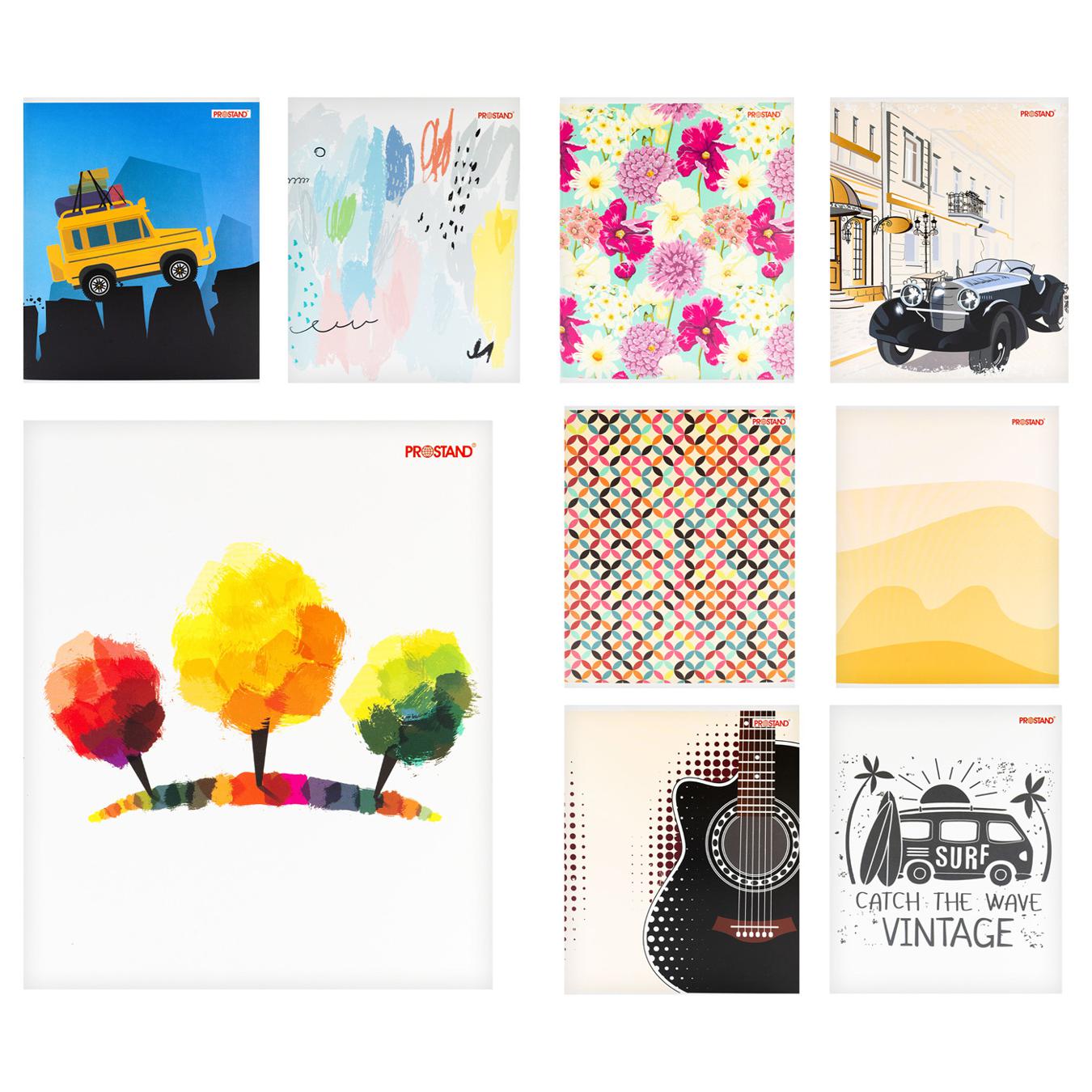 PROSTAND Caiet cu clama A4, Coperta carton colorat 190 gr., 96 foi 05 PR-A4-COLORS-96 1/12/24