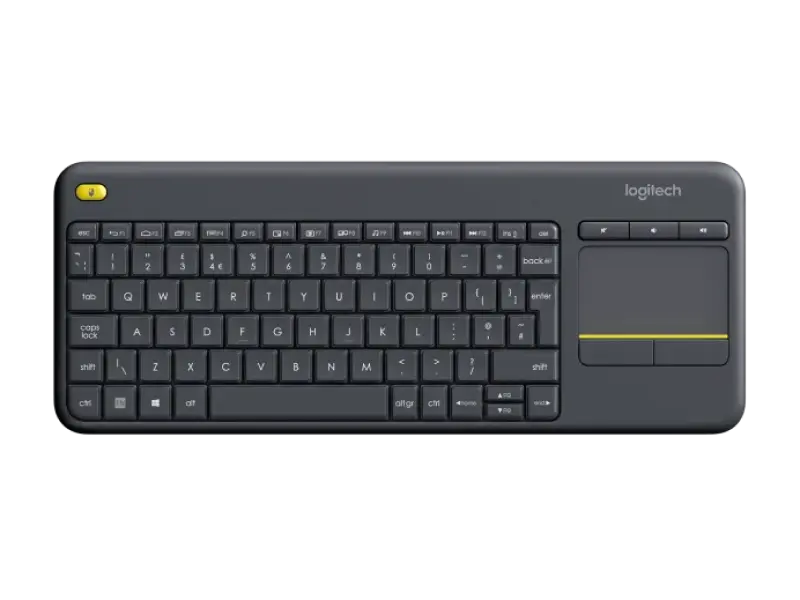 Tastatură Logitech K400 Plus, Fără fir, Negru