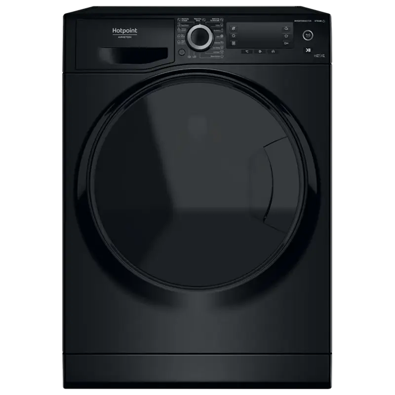 Mașină de spălat cu uscător Hotpoint-Ariston NDD 11725 BDA EE, 11kg, Negru