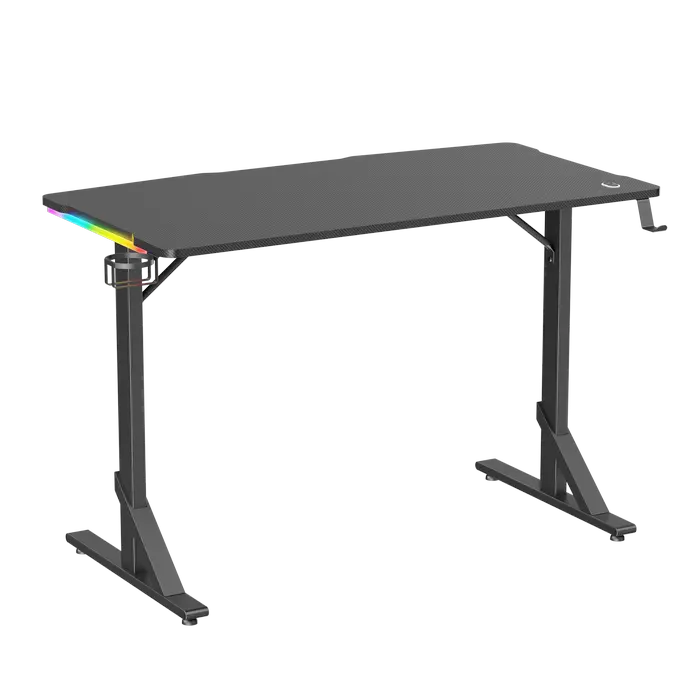Birou Gaming Lumi GMD11E-1, Negru