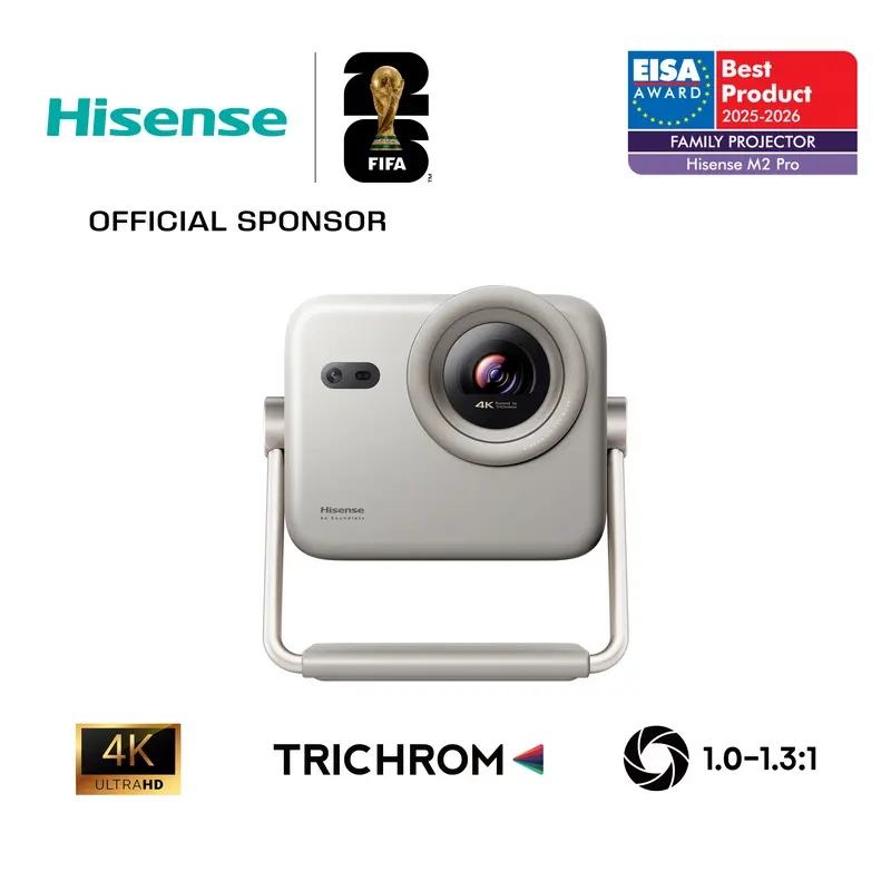 Proiector laser Hisense M2 Pro, 1300ANSI Lumens, 4K UHD (3840×2160)