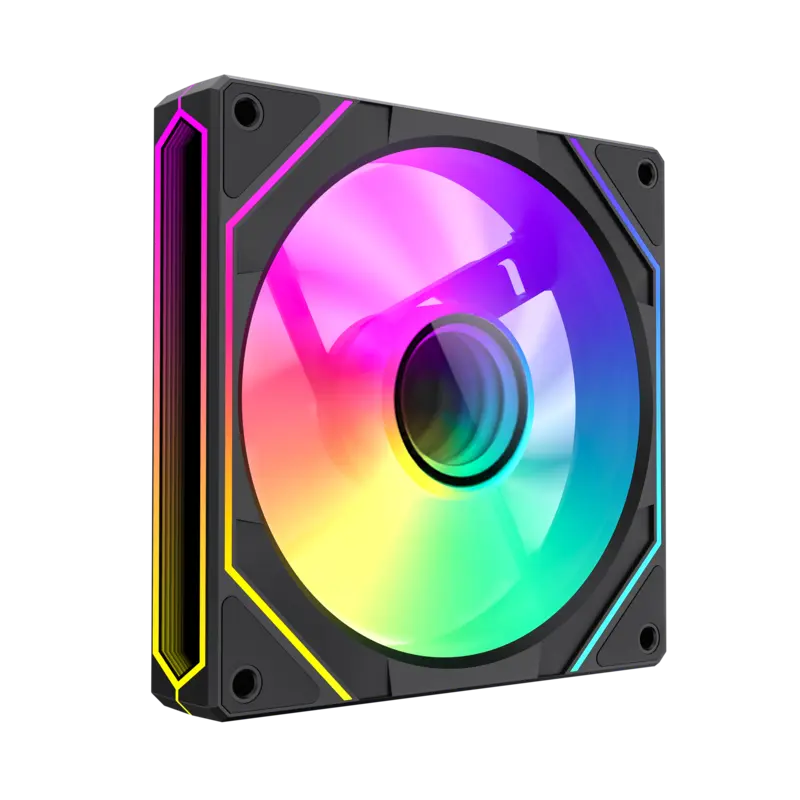 PC Case Fan GAMEMAX FN12A-S8I, 120mm, ARGB, 24 LED, 9 blades, PWM, <31.21dB, 44.35 CFM, 800-1600RPM,