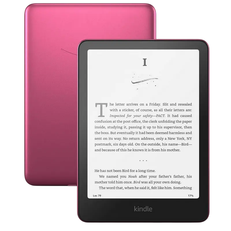 eBook Reader Amazon Kindle Paperwhite (12th Gen) 2024 Signature Edition, Metallic Raspberry