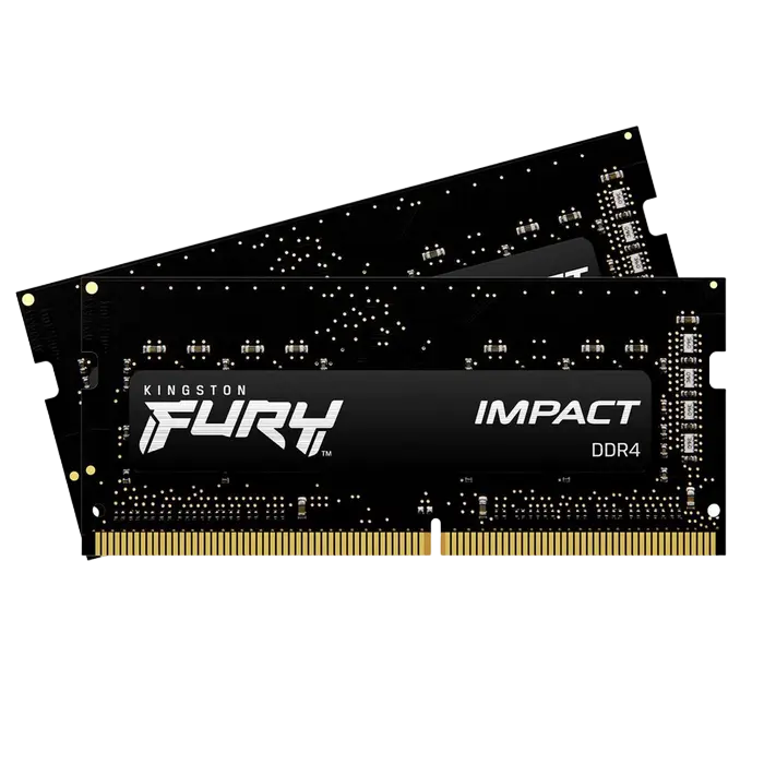 Memorie RAM Kingston FURY Impact, DDR4 SDRAM, 3200 MHz, 32 GB, KF432S20IBK2/32