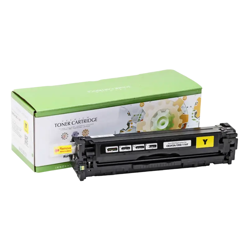 Cartuş SCC Compatible HP CB542A/CE320A/CF212A, Galben