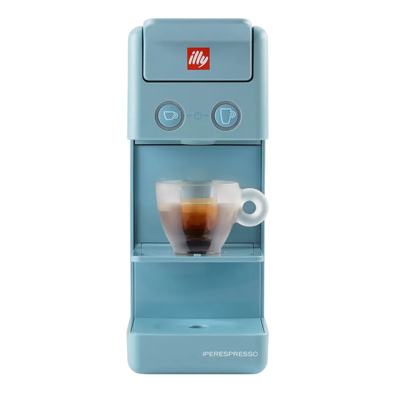 Cafetiera cu capsule illy Y3.3, 1250W, Albastru