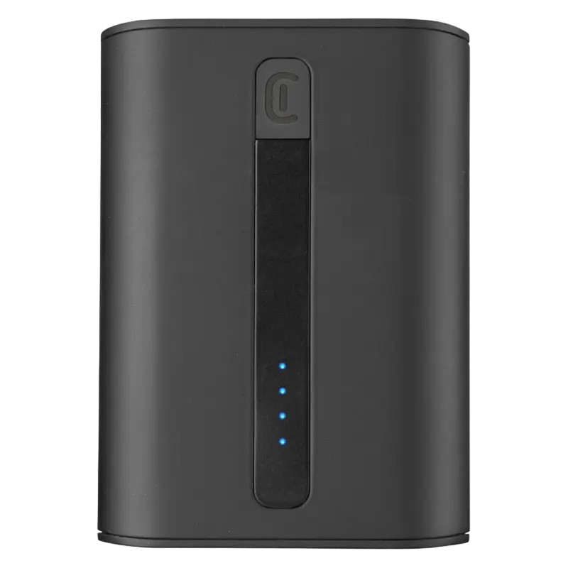Acumulator extern Cellularline Thunder, 10000mAh, Negru