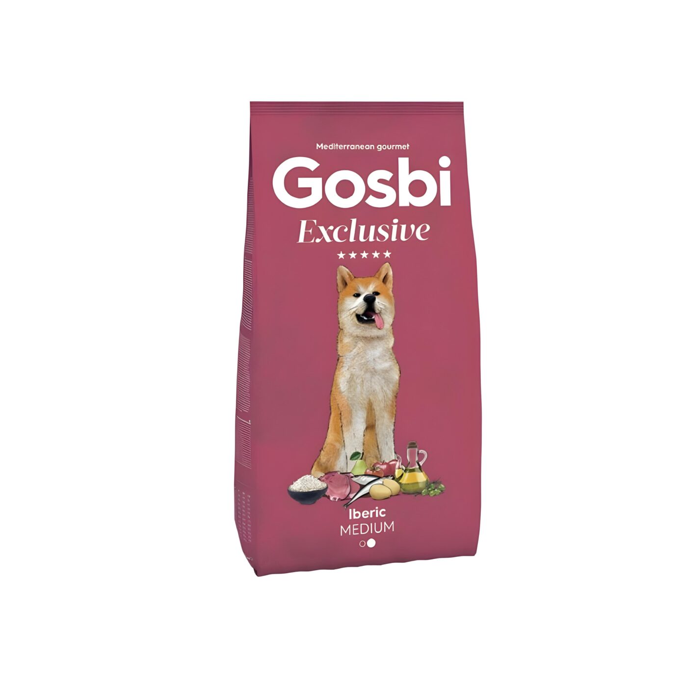 GOSBI EXCLUSIVE IBERIC MEDIUM 12KG, hrana uscata pentru caini de rase medii