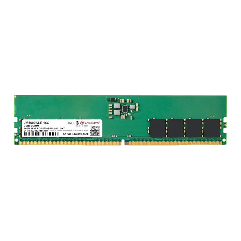 Memorie RAM Transcend JetRam, DDR5 SDRAM, 5600 MHz, 16GB, JM5600ALE-16G