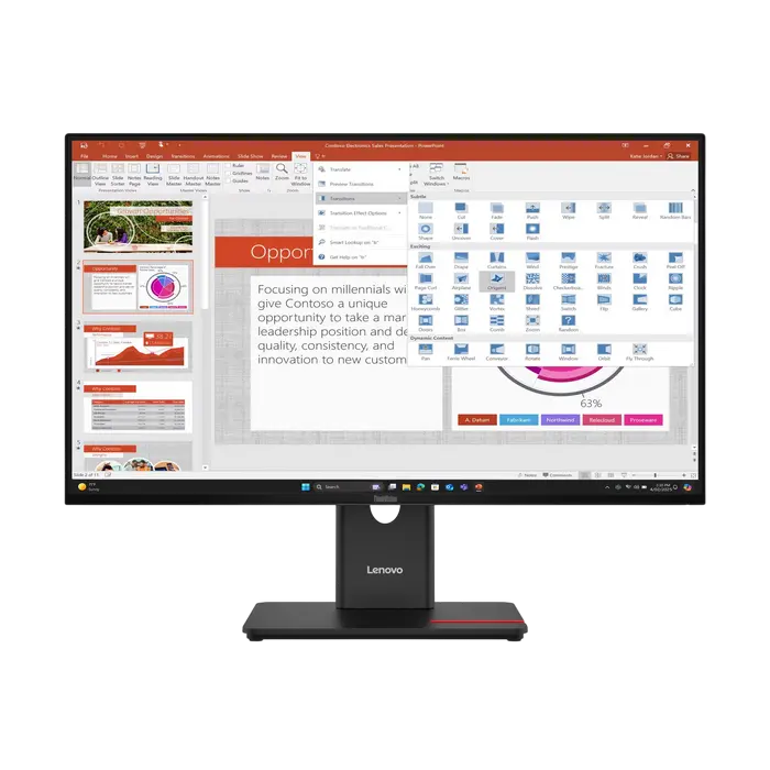 27" LENOVO ThinkVision T27-40,Black