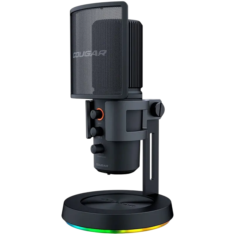 Microfon Gaming Cougar Screamer-X, Cu fir, Negru