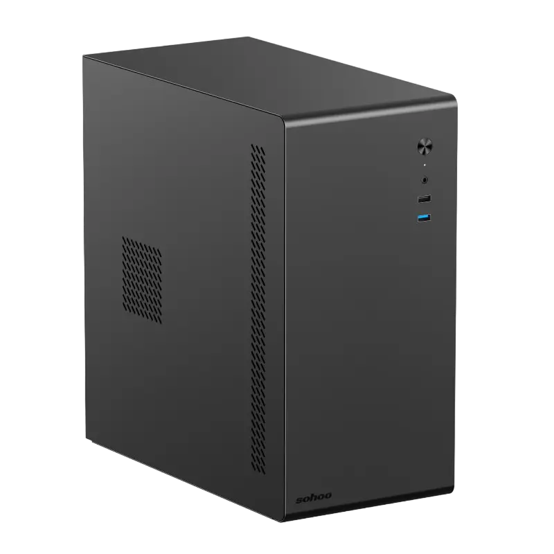 Carcasă PC Sohoo 6519BK, Micro-ATX, ATX,