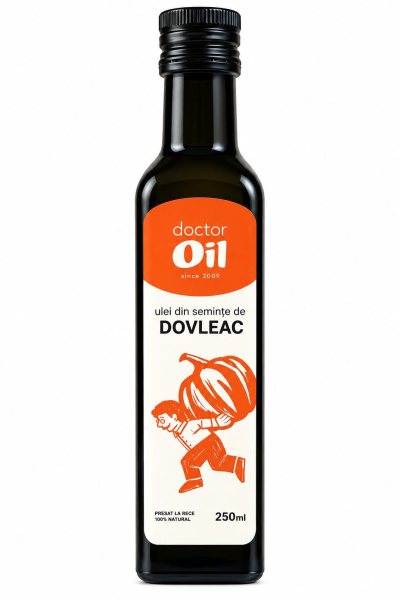 Ulei din seminte de dovleac, presat la rece, 250 ml