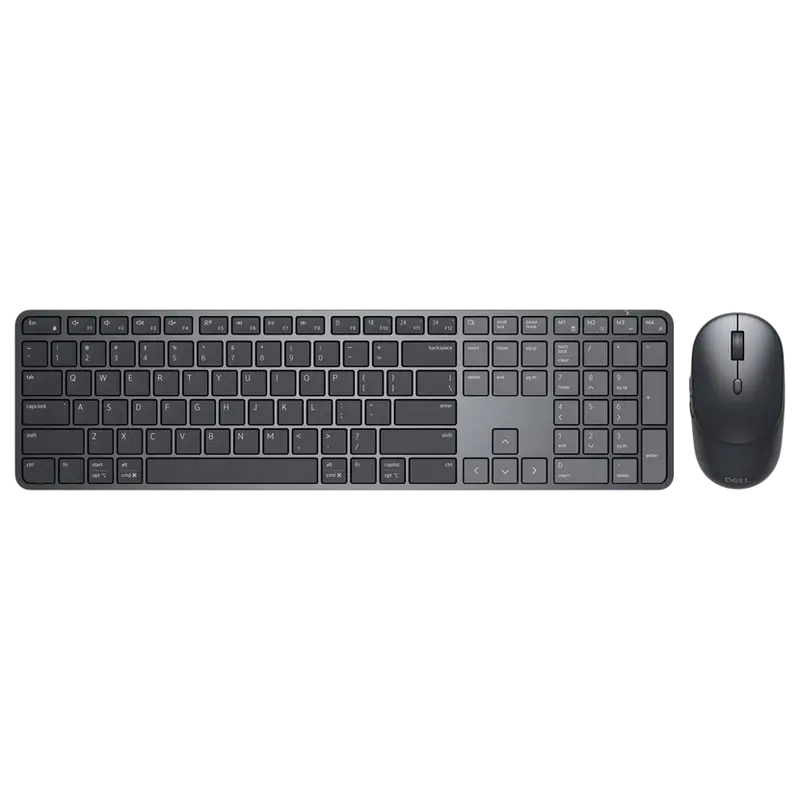 Set Tastatură + Mouse DELL KM726, Fără fir, Negru