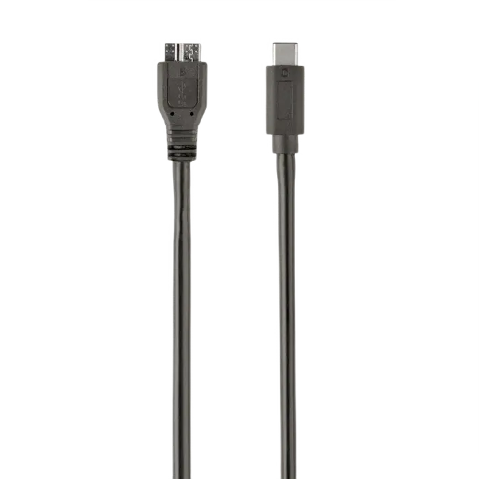 Cablu încărcare și sincronizare Cablexpert CCP-USB3-mBMCM-1M, USB Type-C/micro-USB, 1m, Negru
