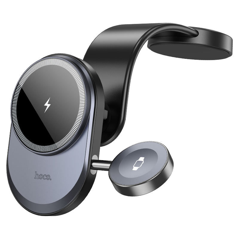 Suport Auto Magnetic Hoco HW28 cu Încărcare Wireless Rapidă 15W