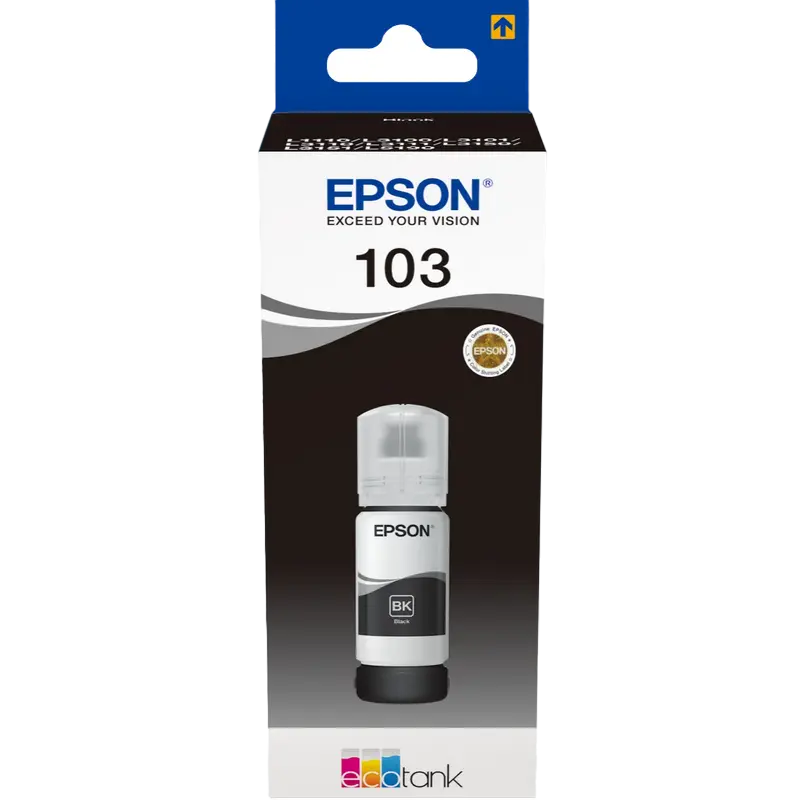 Recipient de cerneală Epson 103 EcoTank, 65ml, Negru
