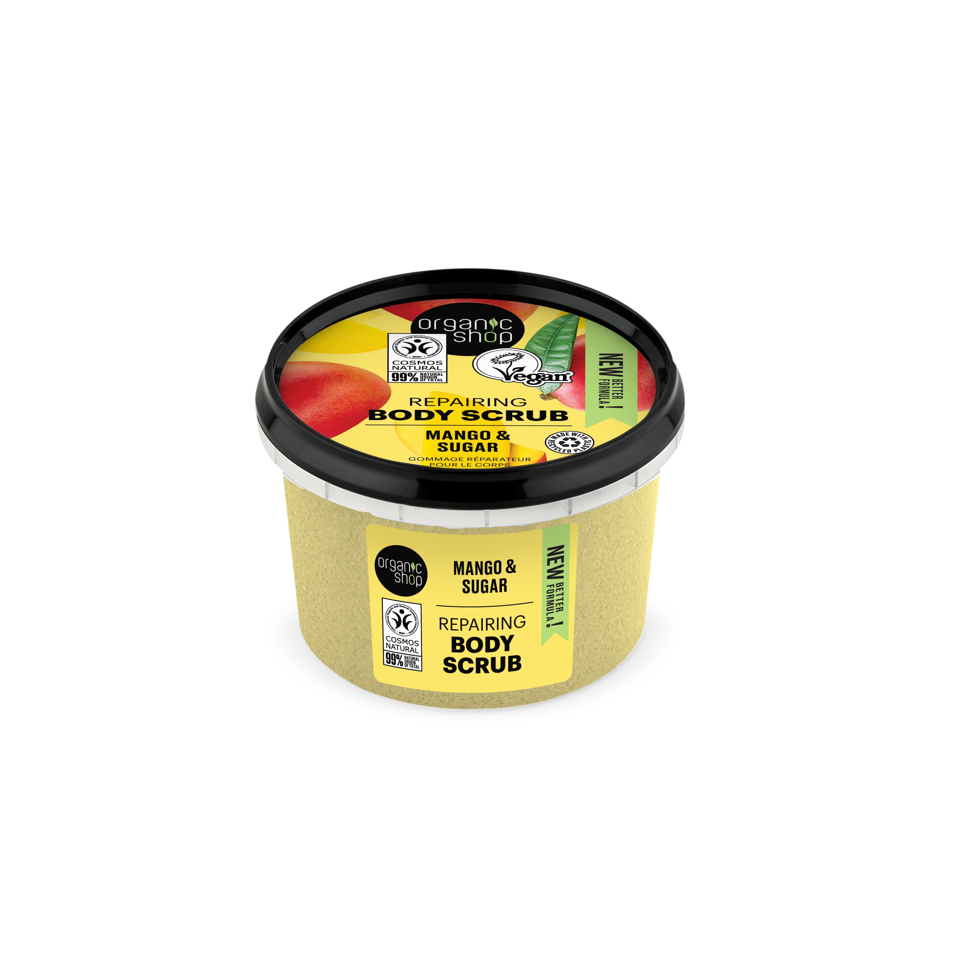 Organic Shop Scrub de corp revigorant cu mango 250 ml