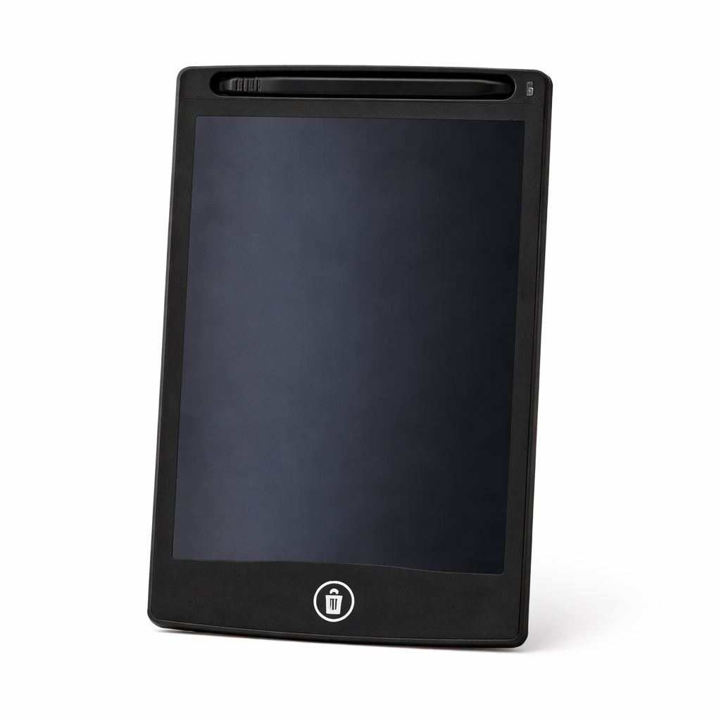 Tableta LCD scris si desen 8.5 inch copii, tabla electronica portabila, stylus inclus, stergere rapida, anti hartie, jucarie educativa, cadou copii 3+ ani, culoare neagra