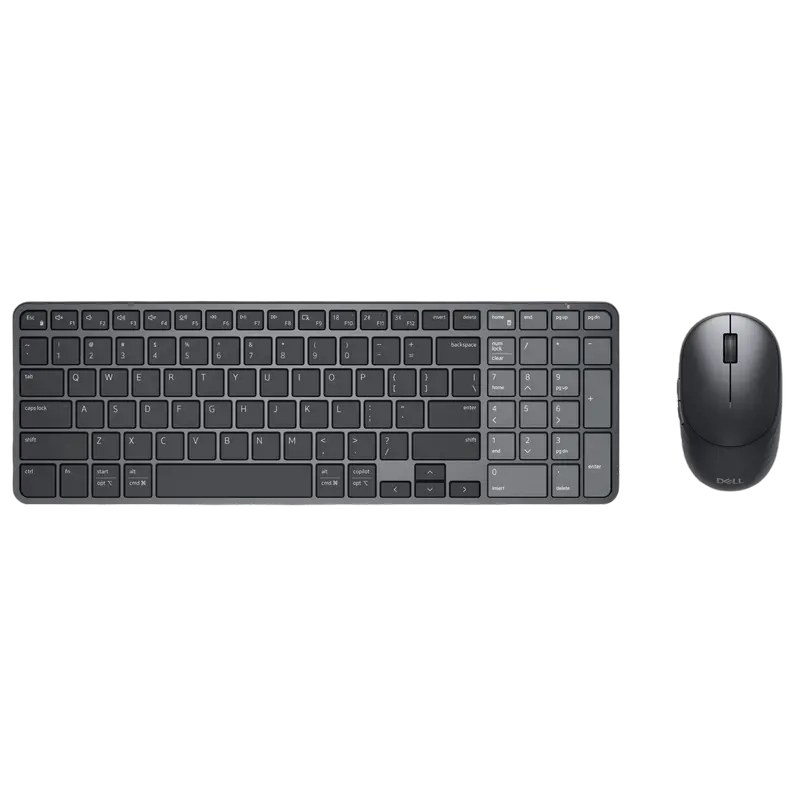 Set Tastatură + Mouse DELL KM746, Fără fir, Grafit