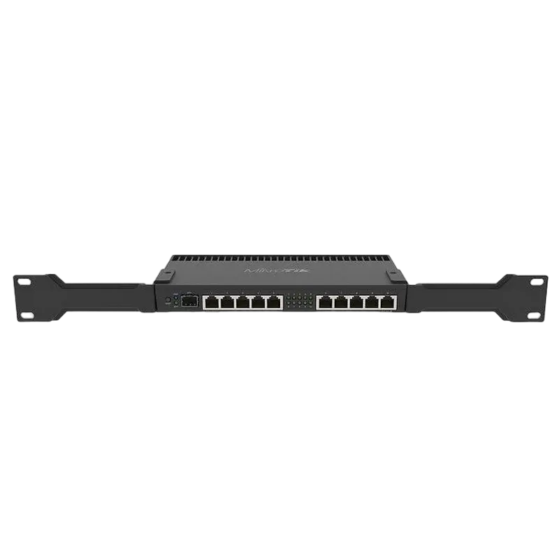 Router MikroTik RB4011iGS+RM, Negru