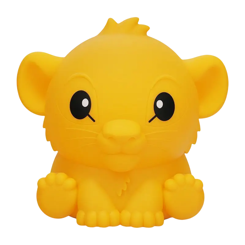 Lampă de noapte Paladone Simba SquishyGlo Silicone Light, Galben