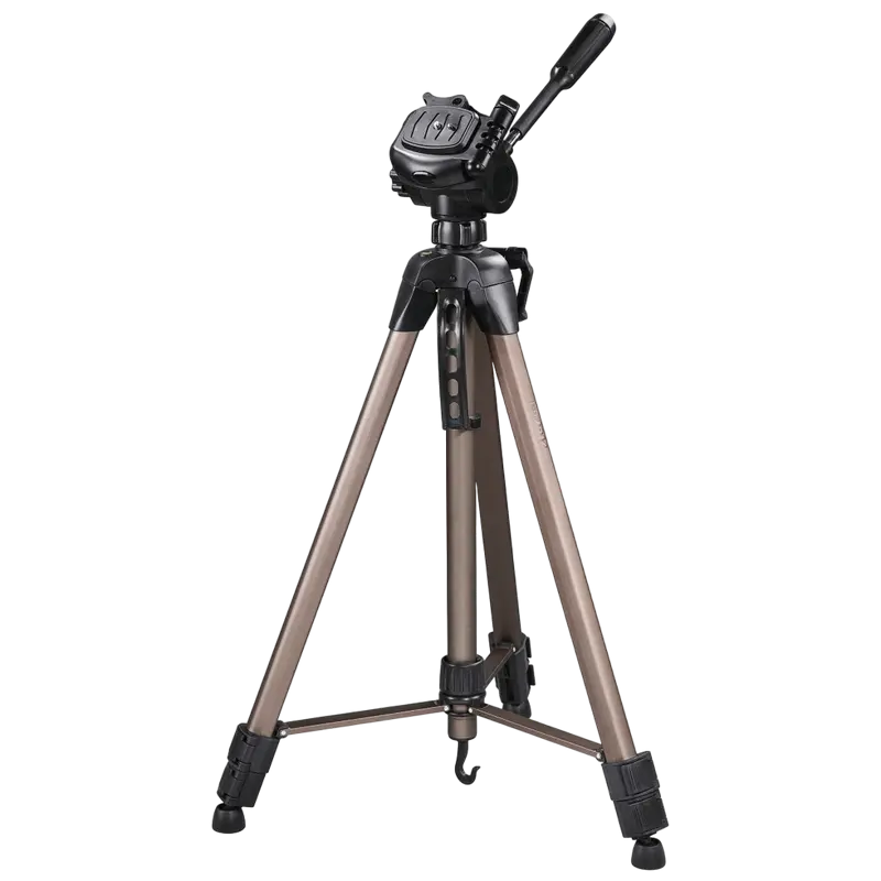 Trepied/Monopod HAMA Star 63, Cap panoramic cu 3 căi, Bej